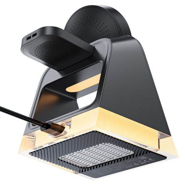 Бездротова зарядка Acefast E17 desktop 3-in-1 - Зображення 3