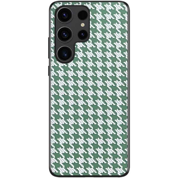 Чохол для Samsung Galaxy S25 Ultra Зелений TPU+PC Grid