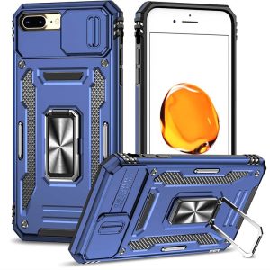 Ударостійкий чохол для Apple iPhone 7 plus / 8 plus Синій Camshield Army Ring