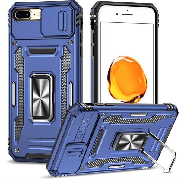 Ударостійкий чохол для Apple iPhone 7 plus / 8 plus Синій Camshield Army Ring