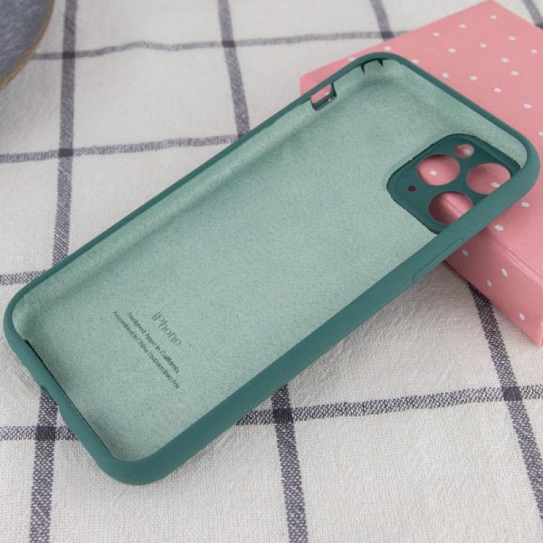 Чохол для iPhone 12 Pro Max Зелений Silicone Case Full Camera Protective - Зображення 2