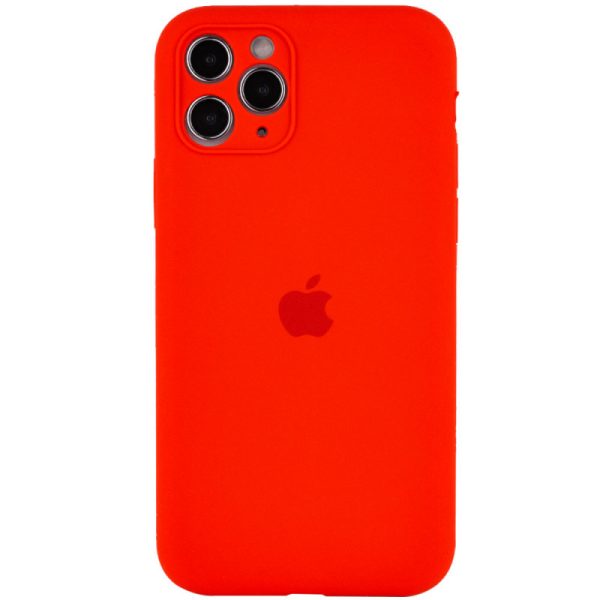 Чохол для iPhone 12 Pro Max Червоний Silicone Case Full Camera Protective