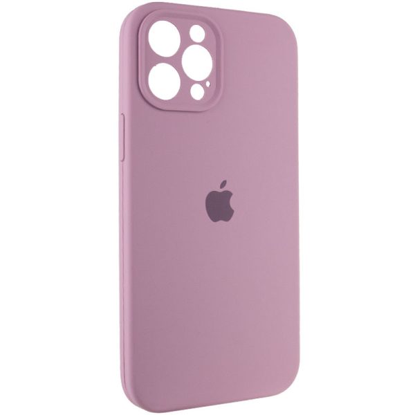 Чохол для iPhone 12 Pro Max Ліловий Silicone Case Full Camera Protective - Зображення 2