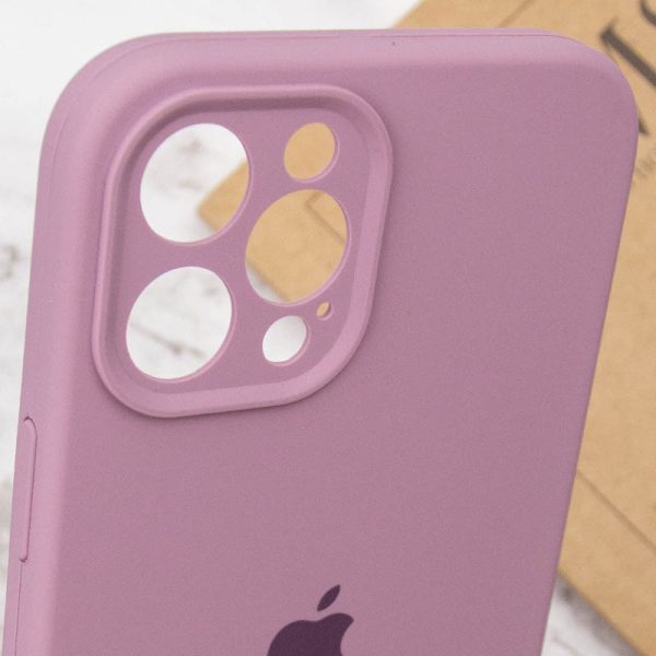 Чохол для iPhone 12 Pro Max Ліловий Silicone Case Full Camera Protective - Зображення 6