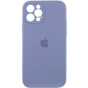 Чохол для iPhone 12 Pro Max Сірий Silicone Case Full Camera Protective