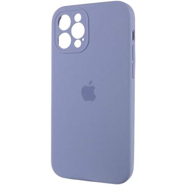 Чохол для iPhone 12 Pro Max Сірий Silicone Case Full Camera Protective - Зображення 3