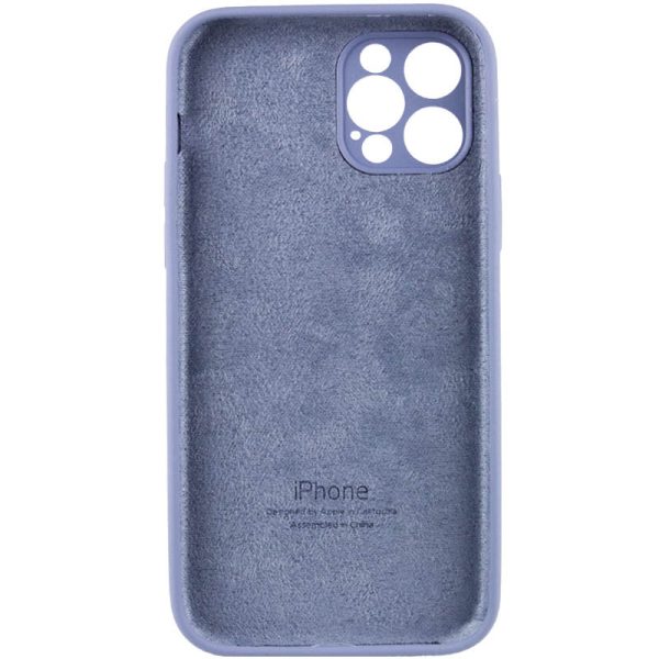 Чохол для iPhone 12 Pro Max Сірий Silicone Case Full Camera Protective - Зображення 4