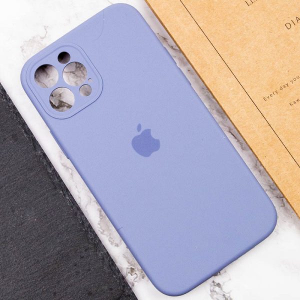 Чохол для iPhone 12 Pro Max Сірий Silicone Case Full Camera Protective - Зображення 5