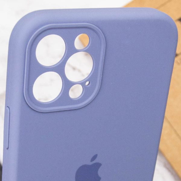 Чохол для iPhone 12 Pro Max Сірий Silicone Case Full Camera Protective - Зображення 6