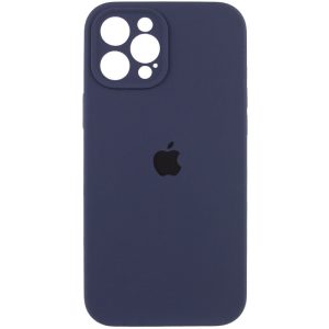 Чохол для iPhone 12 Pro Max Синій Silicone Case Full Camera Protective