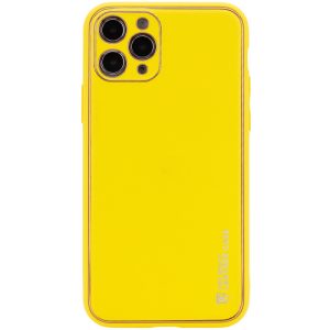 Шкіряний чохол для Apple iPhone 11 Pro Жовтий Xshield