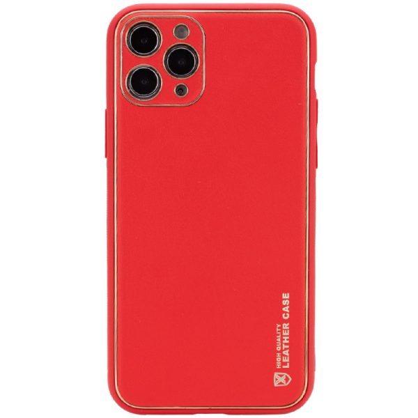 Шкіряний чохол для Apple iPhone 11 Pro Червоний Xshield