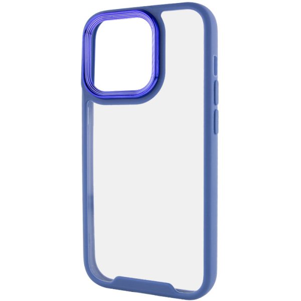Чохол для iPhone 14 Pro Max Синій TPU+PC Lyon Case - Зображення 3