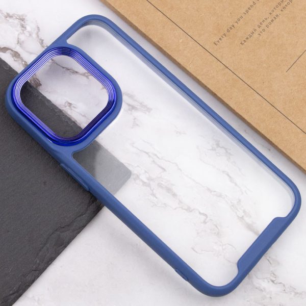 Чохол для iPhone 14 Pro Max Синій TPU+PC Lyon Case - Зображення 5