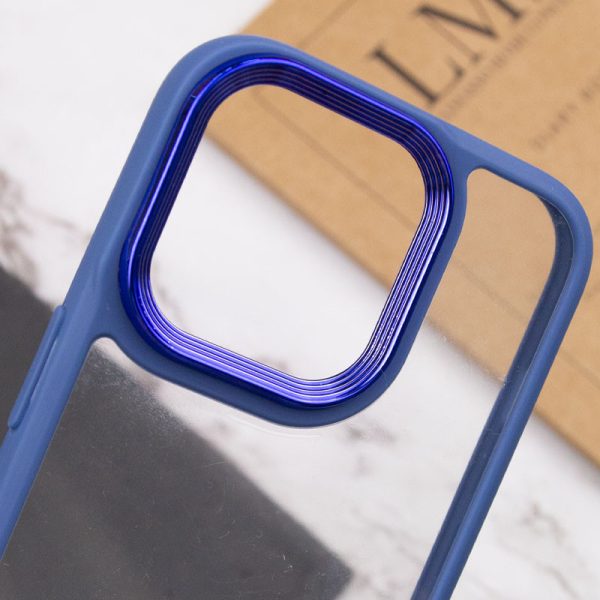 Чохол для iPhone 14 Pro Max Синій TPU+PC Lyon Case - Зображення 6