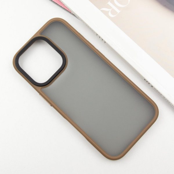 Чохол для iPhone 16 Pro Золотий Metal Buttons - Зображення 3
