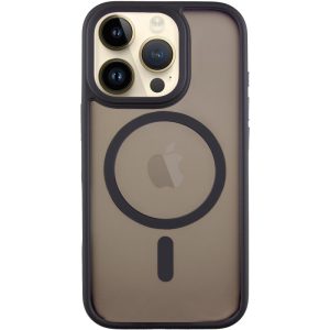 Чохол для iPhone 16 Pro Чорний Metal Buttons with MagSafe