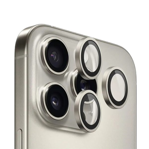 Захисне скло для iPhone 16 Pro / 16 Pro Max / 15 Pro / 15 Pro Max BlueO Metal на камеру - Зображення 3