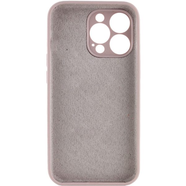 Чохол для iPhone 15 Pro Max Сірий Silicone Case Full Camera Protective NO LOGO - Зображення 2