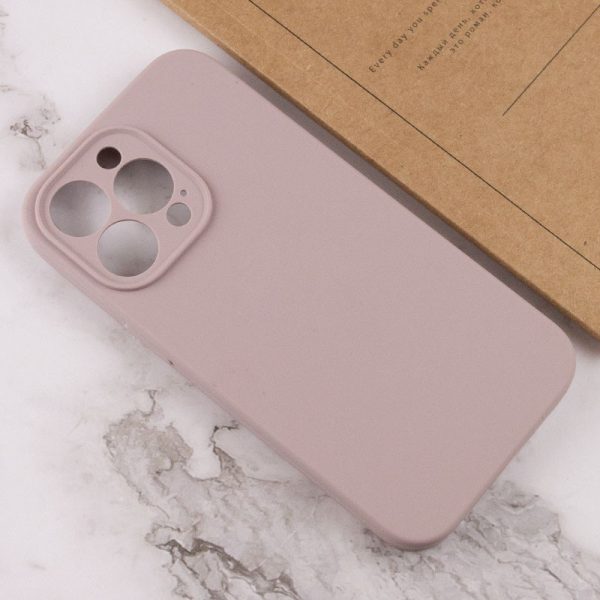 Чохол для iPhone 15 Pro Max Сірий Silicone Case Full Camera Protective NO LOGO - Зображення 3