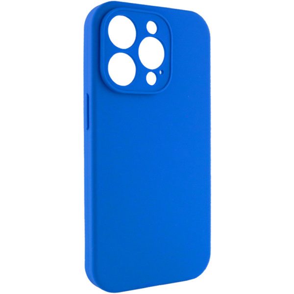 Чохол для iPhone 15 Pro Max Синій Silicone Case Full Camera Protective NO LOGO - Зображення 2