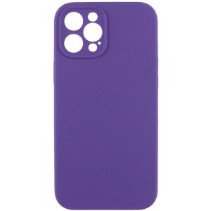 Чохол для iPhone 15 Pro Max Фіолетовий Silicone Case Full Camera Protective NO LOGO