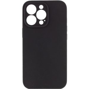 Чохол для iPhone 15 Pro Max Чорний Silicone Case Full Camera Protective NO LOGO