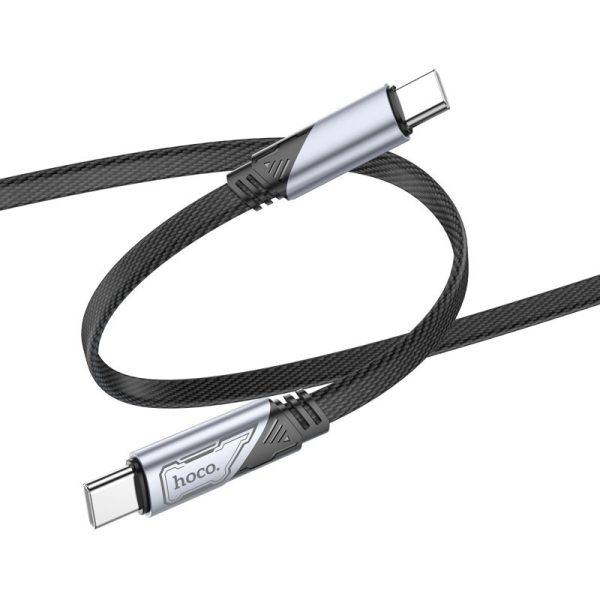 Дата кабель Hoco U119 Machine charging data Type-C to Type-C 60W (1.2m) - Зображення 2