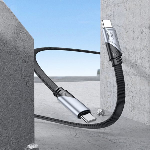 Дата кабель Hoco U119 Machine charging data Type-C to Type-C 60W (1.2m) - Зображення 4