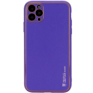 Шкіряний чохол для Apple iPhone 11 Pro Фіолетовий Xshield