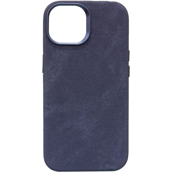Чохол для iPhone 15 Синій Denim with MagSafe