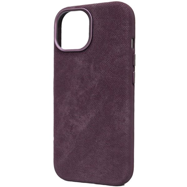 Чохол для iPhone 15 Фіолетовий Denim with MagSafe - Зображення 2