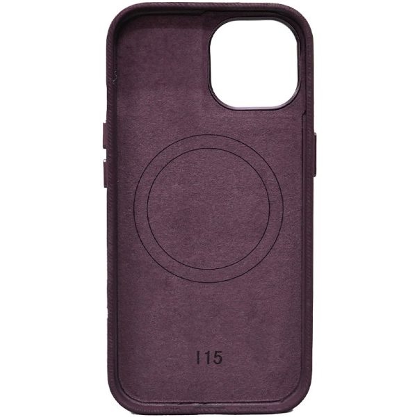 Чохол для iPhone 15 Фіолетовий Denim with MagSafe - Зображення 3