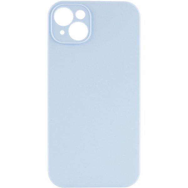 Чохол для iPhone 15 Блакитний Silicone Case Full Camera Protective NO LOGO