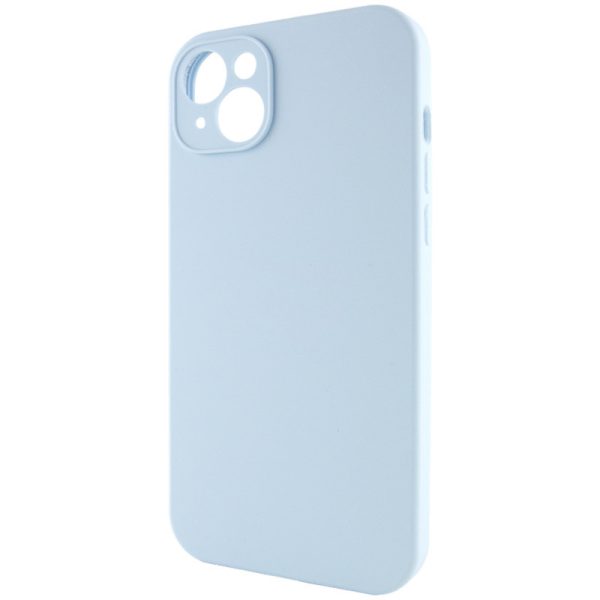 Чохол для iPhone 15 Блакитний Silicone Case Full Camera Protective NO LOGO - Зображення 3