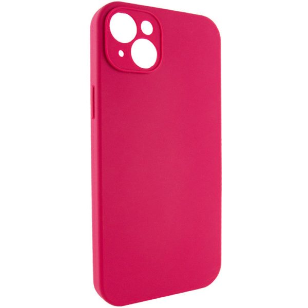 Чохол для iPhone 15 Червоний Silicone Case Full Camera Protective NO LOGO - Зображення 2