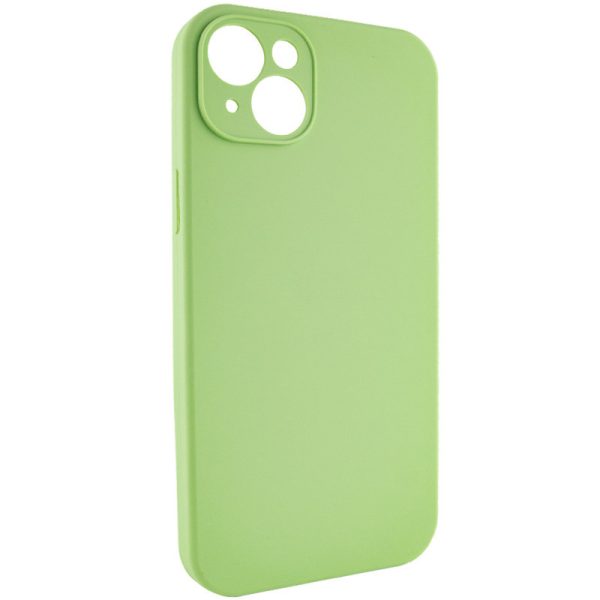 Чохол для iPhone 15 М'ятний Silicone Case Full Camera Protective NO LOGO - Зображення 2