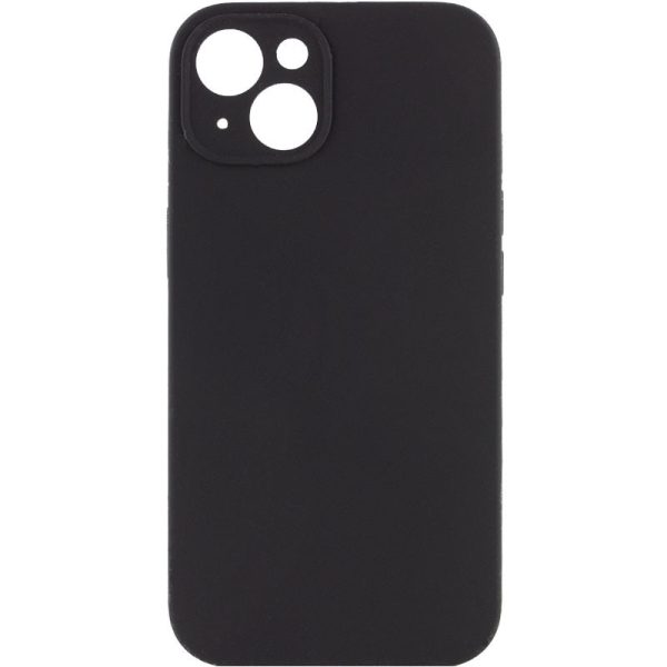Чохол для iPhone 15 Чорний Silicone Case Full Camera Protective NO LOGO