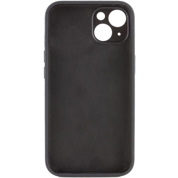 Чохол для iPhone 15 Чорний Silicone Case Full Camera Protective NO LOGO - Зображення 2