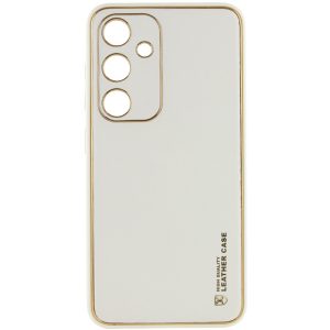Шкіряний чохол для Samsung Galaxy A35 Білий Xshield