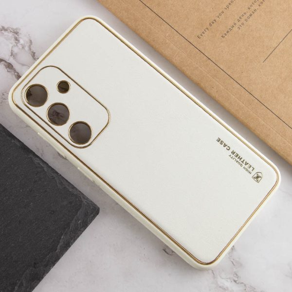 Шкіряний чохол для Samsung Galaxy A35 Білий Xshield - Зображення 4