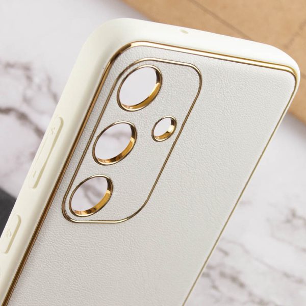 Шкіряний чохол для Samsung Galaxy A35 Білий Xshield - Зображення 5