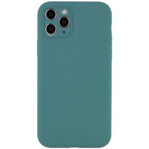 Чохол для iPhone 12 Pro Max Зелений Silicone Case Full Camera Protective NO LOGO