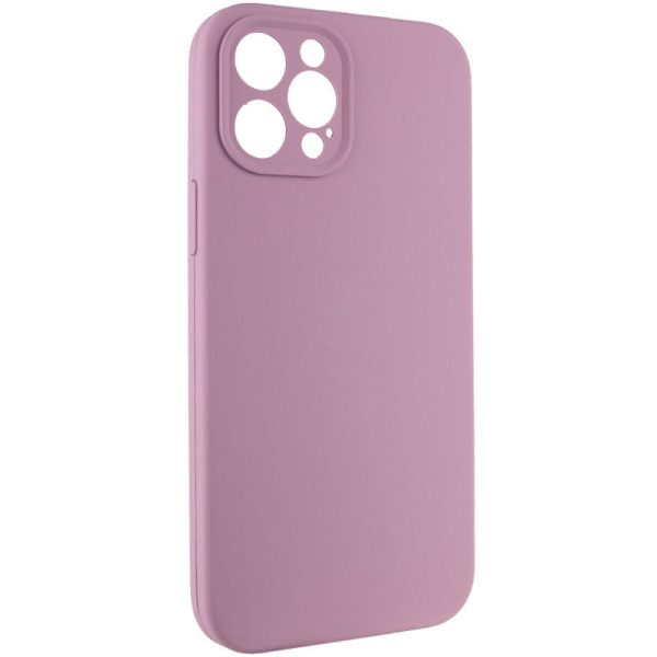 Чохол для iPhone 12 Pro Max Ліловий Silicone Case Full Camera Protective NO LOGO - Зображення 2