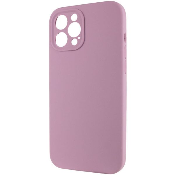 Чохол для iPhone 12 Pro Max Ліловий Silicone Case Full Camera Protective NO LOGO - Зображення 3