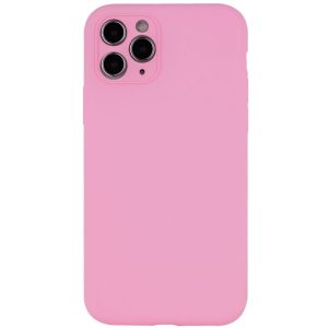 Чохол для iPhone 12 Pro Max Рожевий Silicone Case Full Camera Protective NO LOGO