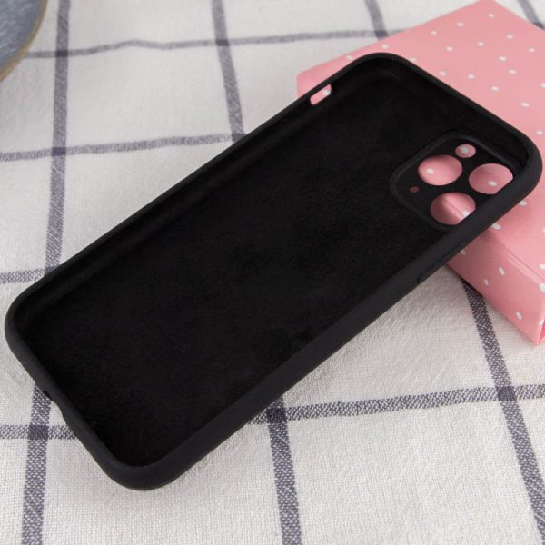 Чохол для iPhone 12 Pro Max Чорний Silicone Case Full Camera Protective NO LOGO - Зображення 2