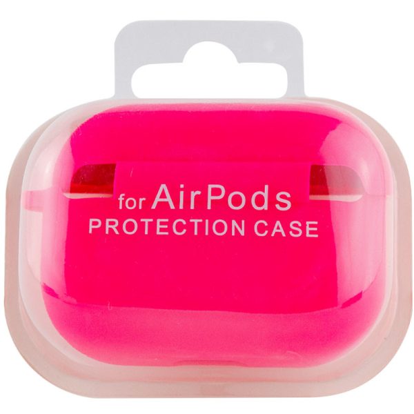 Силіконовий футляр для Airpods Pro з мікрофіброю - Зображення 4