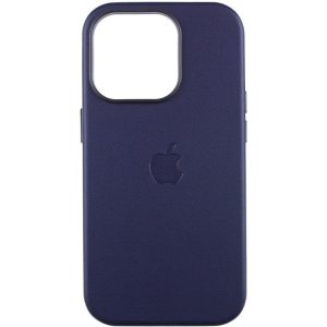 Шкіряний чохол для Apple iPhone 14 Pro Max Ink Leather Case with MagSafe and Animation