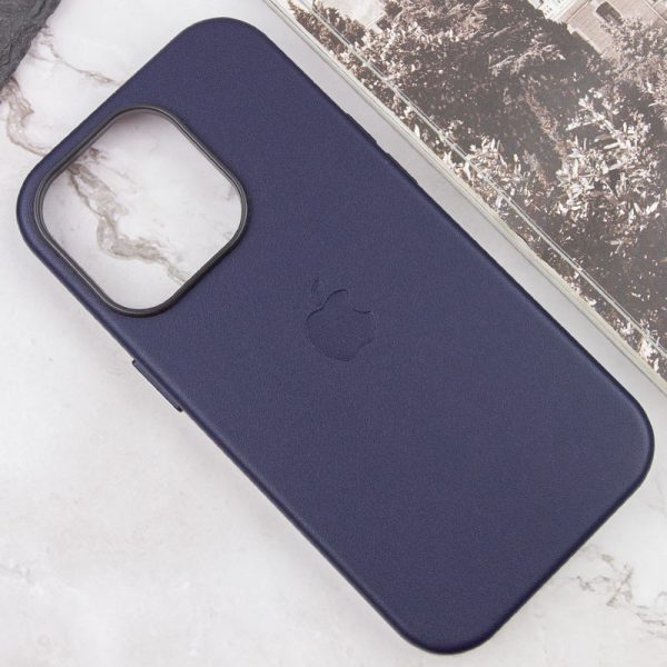 Шкіряний чохол для Apple iPhone 14 Pro Max Ink Leather Case with MagSafe and Animation - Зображення 4